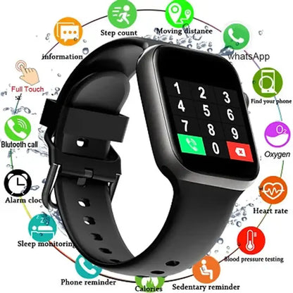 SMART WATCH 2023 latest version T500 Full Touch Screen Bluetooth Smartwatch with Body Temperature, Heart Rate  Oxygen Monitor Compatible with All 3G/4G/5G Android  iOS