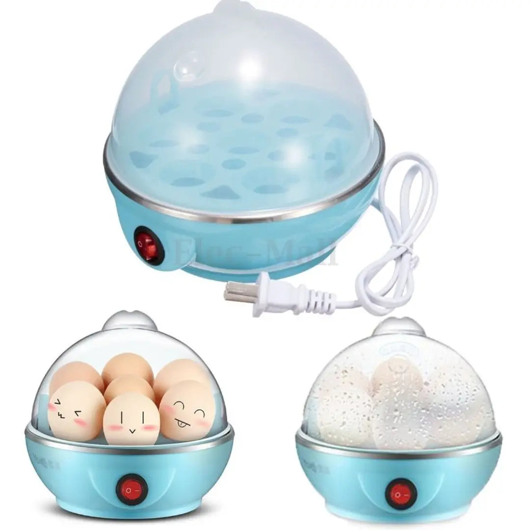 NAVYA Egg Boiler Electric Automatic 7 Egg Poacher for Steaming, Cooking, Boiling and Frying, (Color May Vary) (Pack of 1)