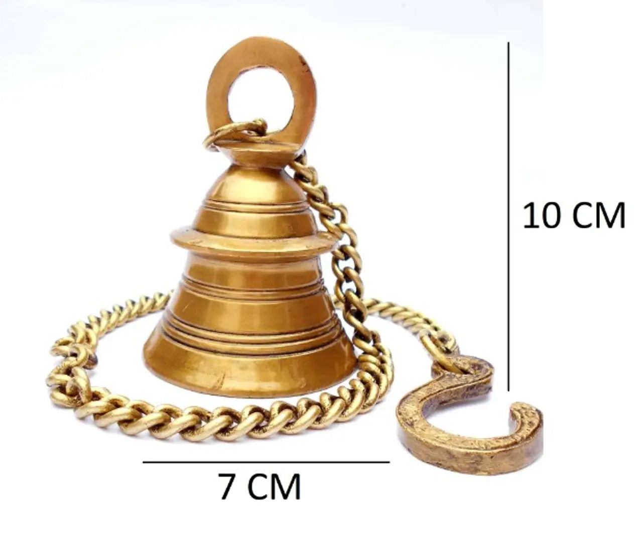 Decorative Brass Made Hanging Bell For Home and Temple