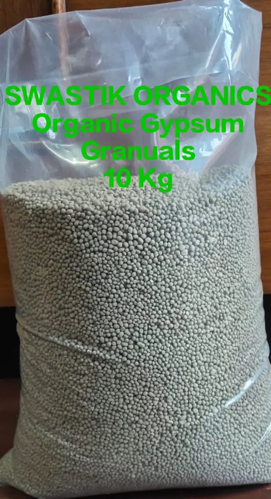SWASTIK ORGANICS Organic Gypsum  for Green and healthy Plants-10 Kg