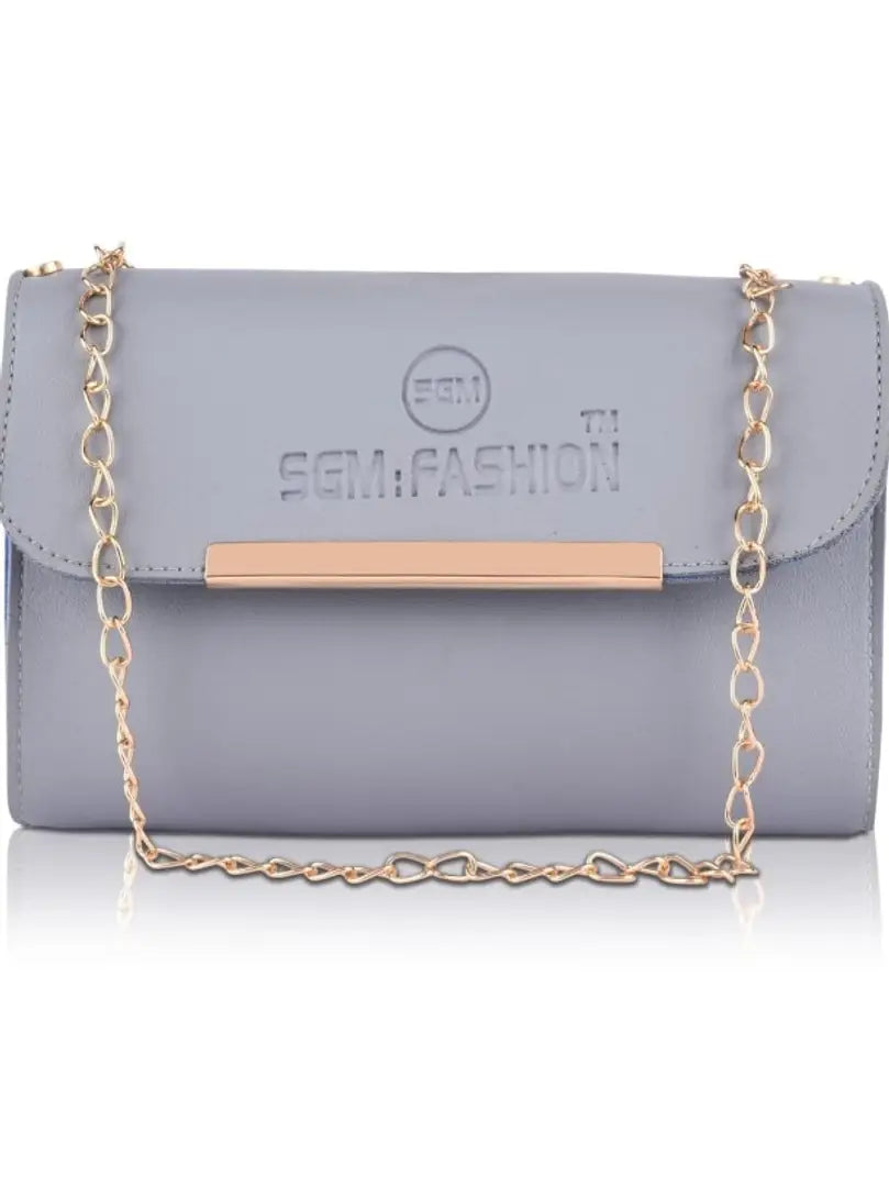 Classy Solid Handbags for Women with Sling Bag and Clutch