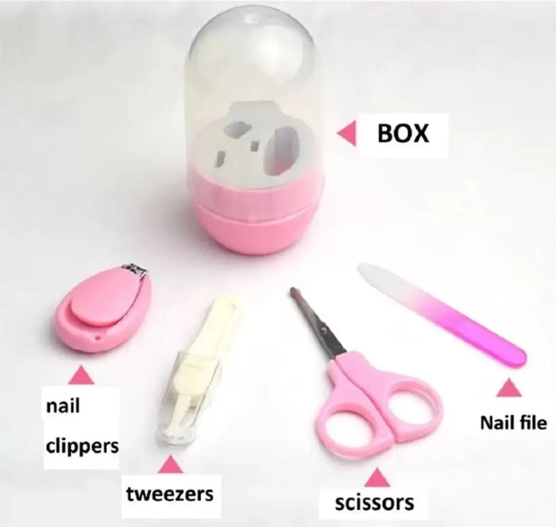 New born Baby Clipper kits/ Nail Cutter safety Cutter toddler infant Scissor manicure care ( 4 in 1 set)