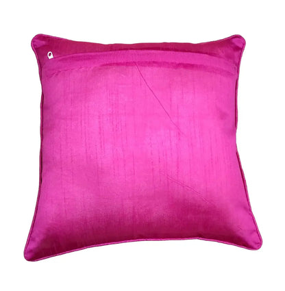 CASA-NEST Premium HD+Foil Print Leaf Cushion Cover,Pack of 5 Pc,Bed Cushion/Decorative Sofa Cushion (Size:16x16Inch) (Multi 2)