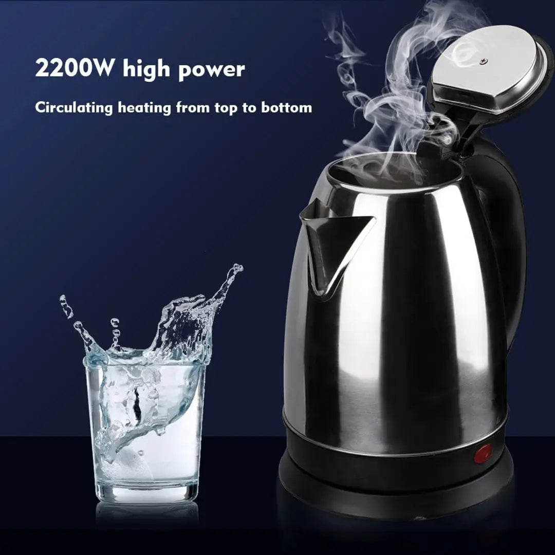Otc  Electric Kettle Stainless Steel 1500 Watt 1.8 Litre Tea Coffee Maker Water Boiler with Handle