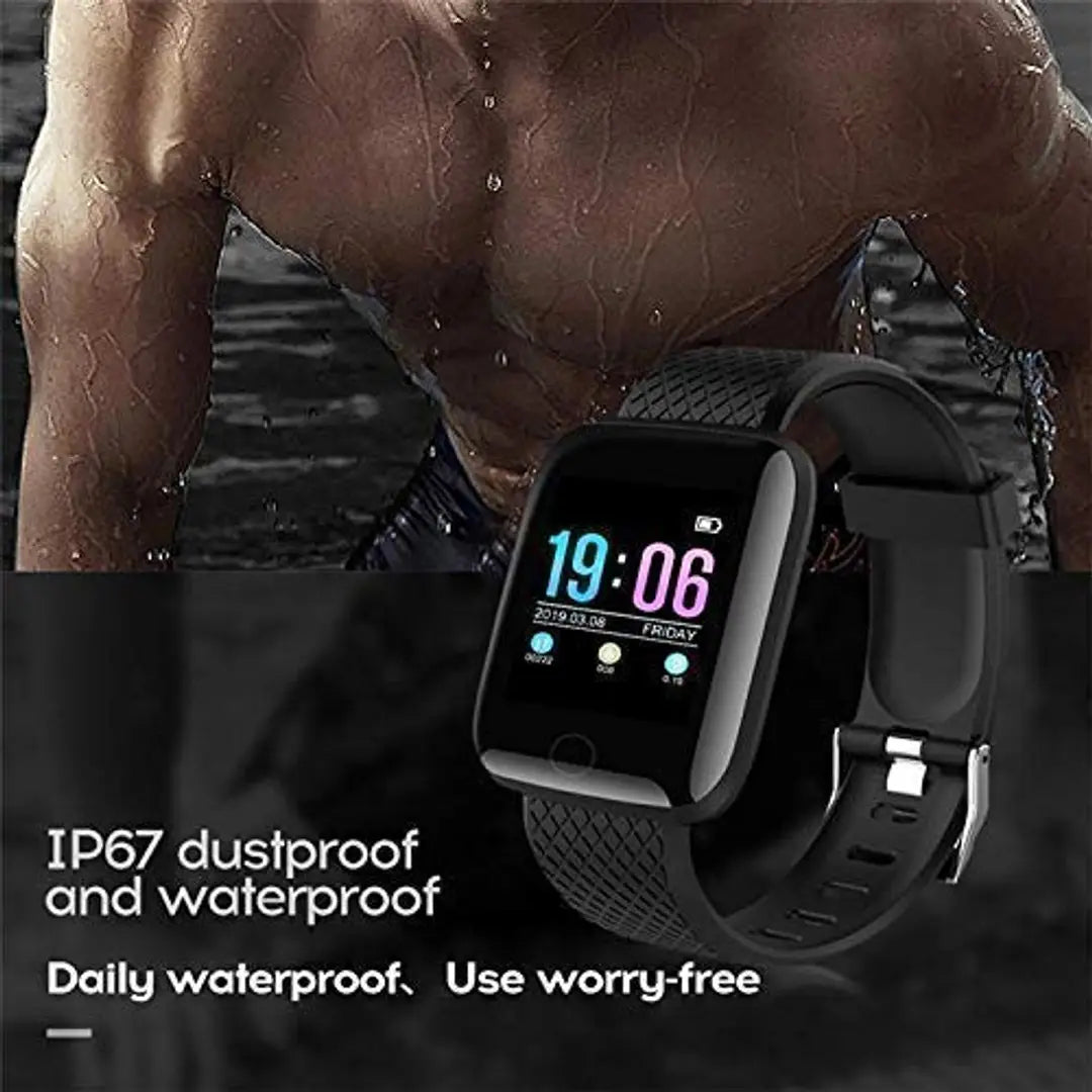 Premium Quality Id116 Bluetooth Smart Watch For Men Women, Smartwatch Touch Screen Bluetooth Smart Watches For Android Ios Phones Wrist Phone Watch, Daily Activity Tracker, Heart Rate Sensor