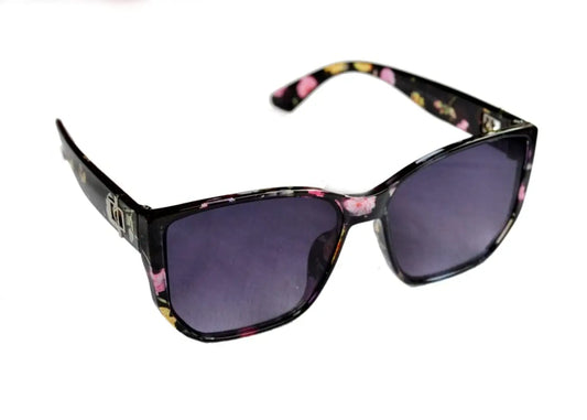 Full Rim Stylish & Trendy U V Protected , Rectangular Sunglasses For Women & Girls (Free Size) (Black)