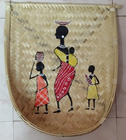 Handmade Bamboo African Art Rice Cleaner/Soop/Soopa/Muram/Marriage/Religious Functions