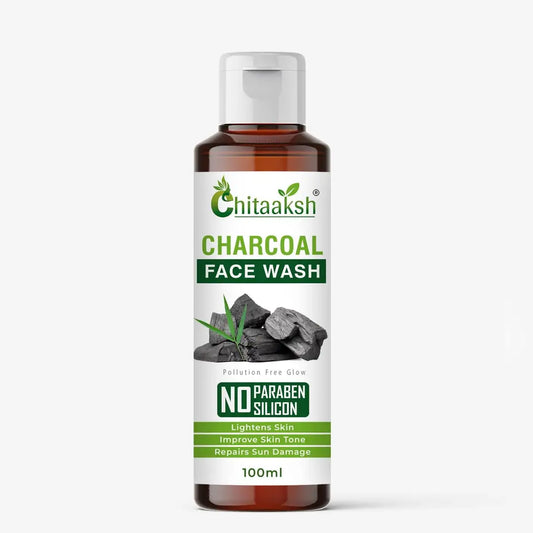 Activated Charcoal Deep Cleansing Face Wash | Infused with Charcoal Beads | All Skin Types | Fresh, Clear Skin | Paraben  Sulphates Free| Face Wash for Women  Men | 200 ml