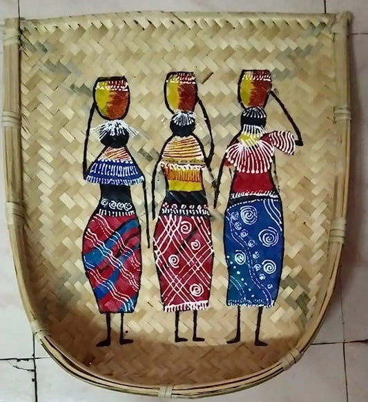 Handmade Bamboo African Art Rice Cleaner/Marriage Soop/Muram/Soopa