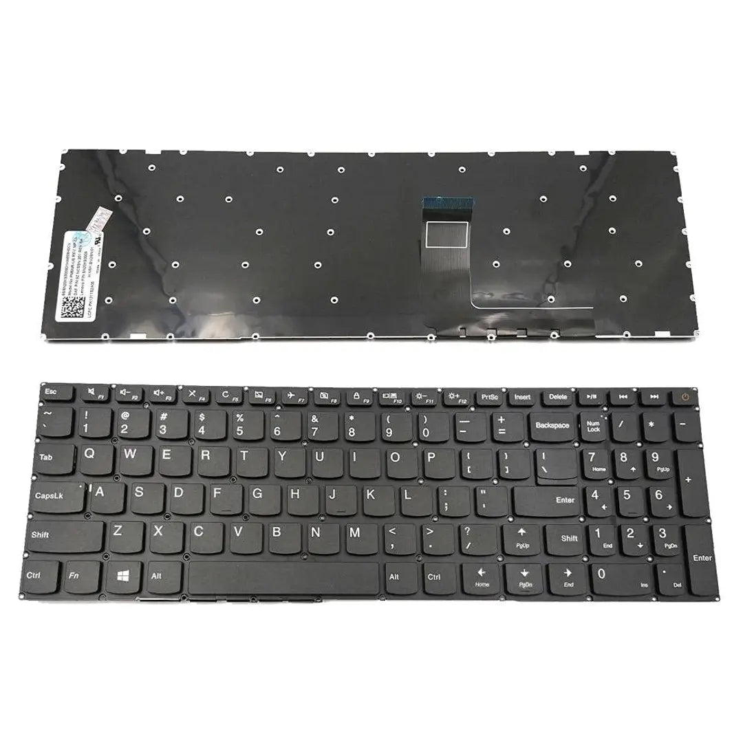 WISTAR Laptop Keyboard Compatible for Lenovo 100-15IBR 110-15ACL 110-15AST 110-15IBK Series P/No. SN20L46785 NSK-BV2SN 01 SN20K93009 9Z.NCSSN.201 PK1311S2A05 (On/Off)