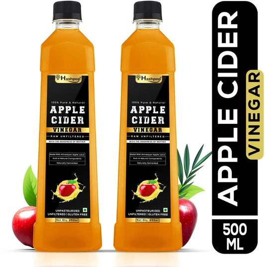 Raw Apple Cider Vinegar For Weight Loss Vinegar  Pack Of 2-250 Ml