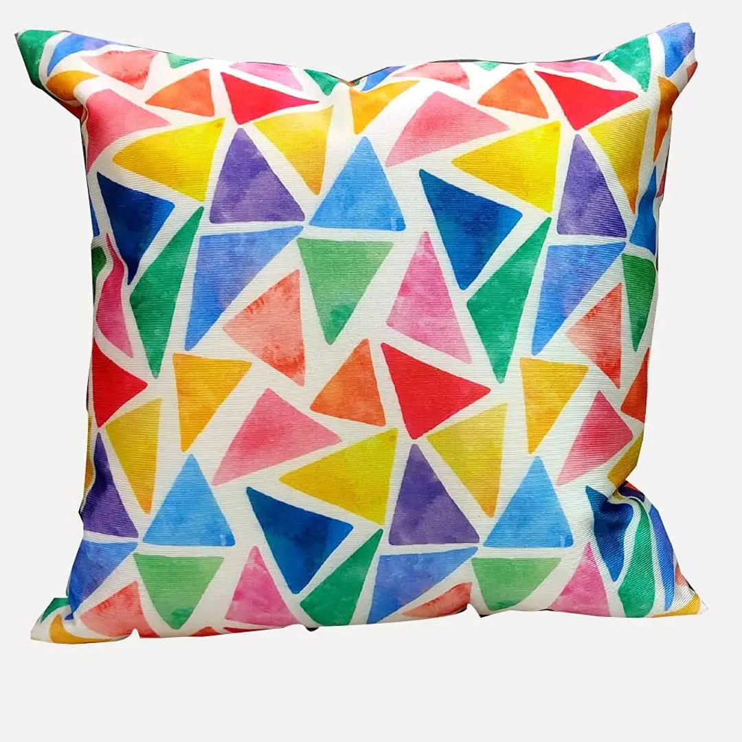 Printed Cushion Covers Combo Zipper Square (16x16 inch or 40 x 40 cm) Set of 3