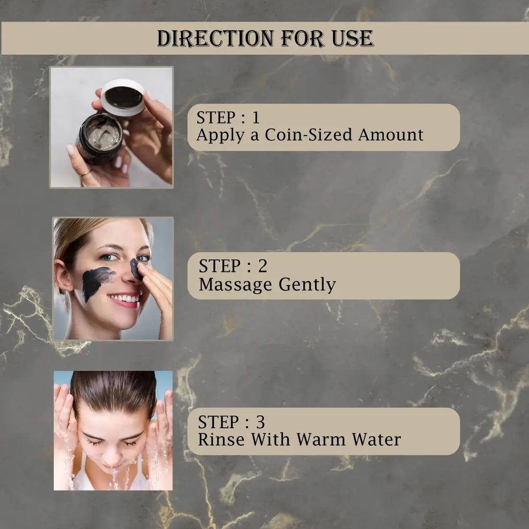 Trendy Charcoal Scrub For Anti Acne, Blackhead Remover For Oily Skin Scrub