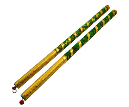 ME & YOU Dandiya Sticks Set of 1 Pair (2 Stick) for Garba Celebration on Navratri